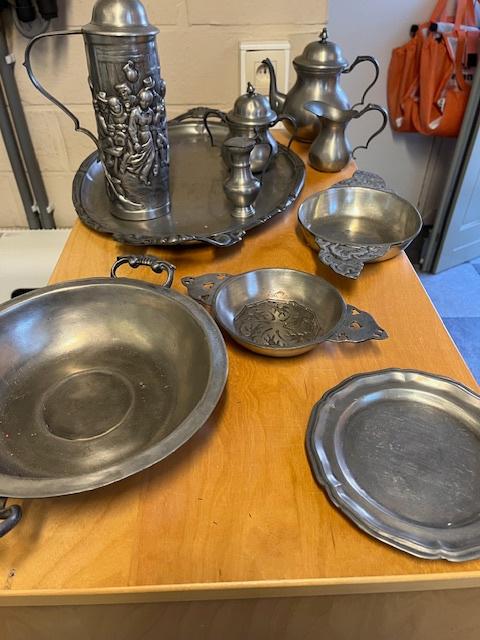 Tinnen voorwerpen, Antiek en Kunst, Antiek | Tin, Ophalen