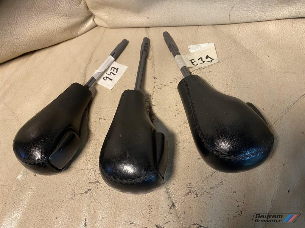 Bmw E39 E46 zwart lederen automaatpook pook 3-serie 5-serie, Auto-onderdelen, Gebruikt, -, -, Ophalen of Verzenden