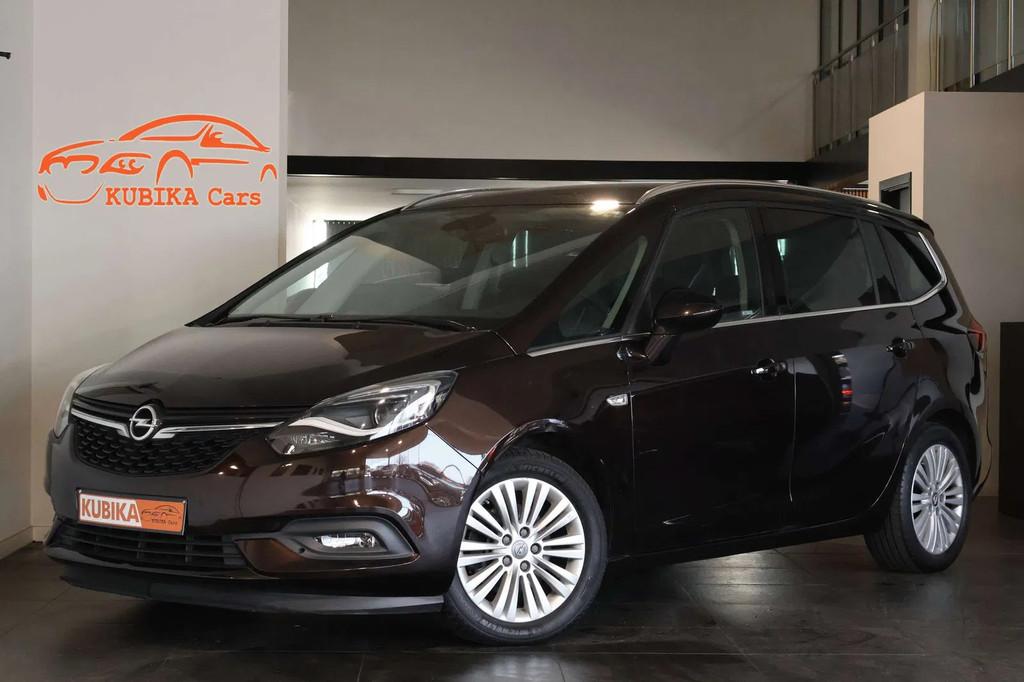Opel Zafira Tourer Zafira 1.4 Turbo Navi CruiseC Camera Gara, 4 cilinders, Bruin, Leder, Bedrijf