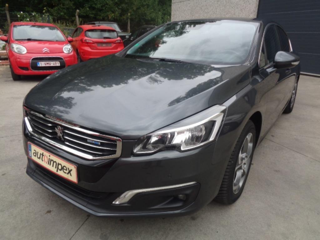 PEUGEOT 508 BERLINE 1.6 HDI 6VIT EURO6B, Autos, Peugeot, Argent ou Gris, Entreprise, Boîte manuelle, Noir