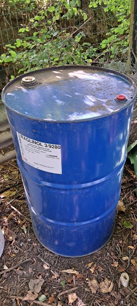 Olieton 200l, Ophalen, Zo goed als nieuw