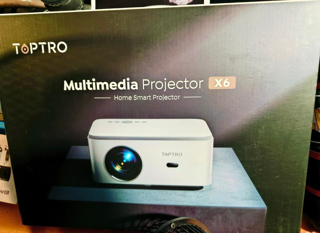 Projecteur multimédia Toptro X6 résolution d'écran 1920 x 10, Enlèvement