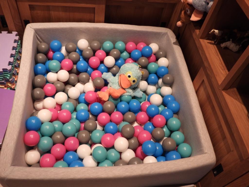 BALLENBAK VIERKANT 90X90X30 GRIJS, Ophalen of Verzenden, Nieuw, Jongen of Meisje