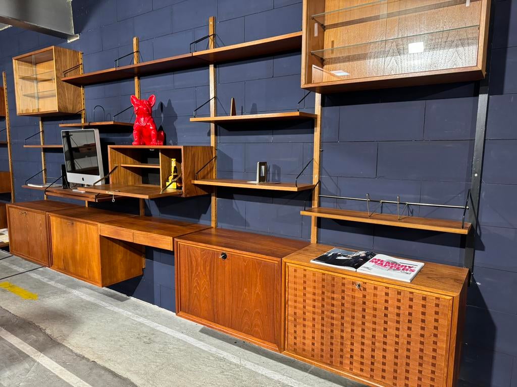 Poul Cadovius by Royal System vintage modulair wandsysteem, Maison & Meubles, Enlèvement ou Envoi, Comme neuf