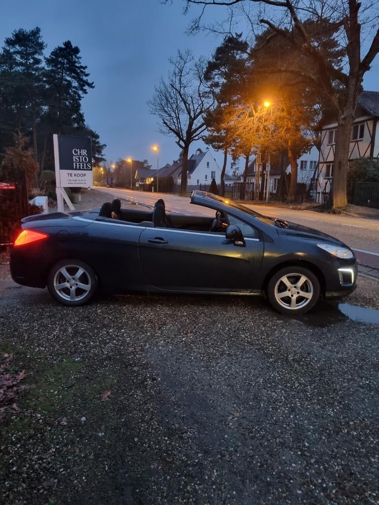 Peugeot 308 Cabrio 1.6i, Auto's, Peugeot, Voorwielaandrijving, Stof, Zwart, 4 cilinders
