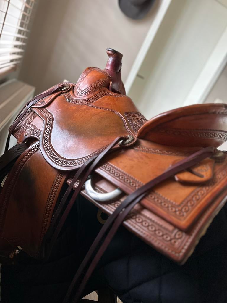 Western zadel twisted C, Ophalen, Zo goed als nieuw, Western