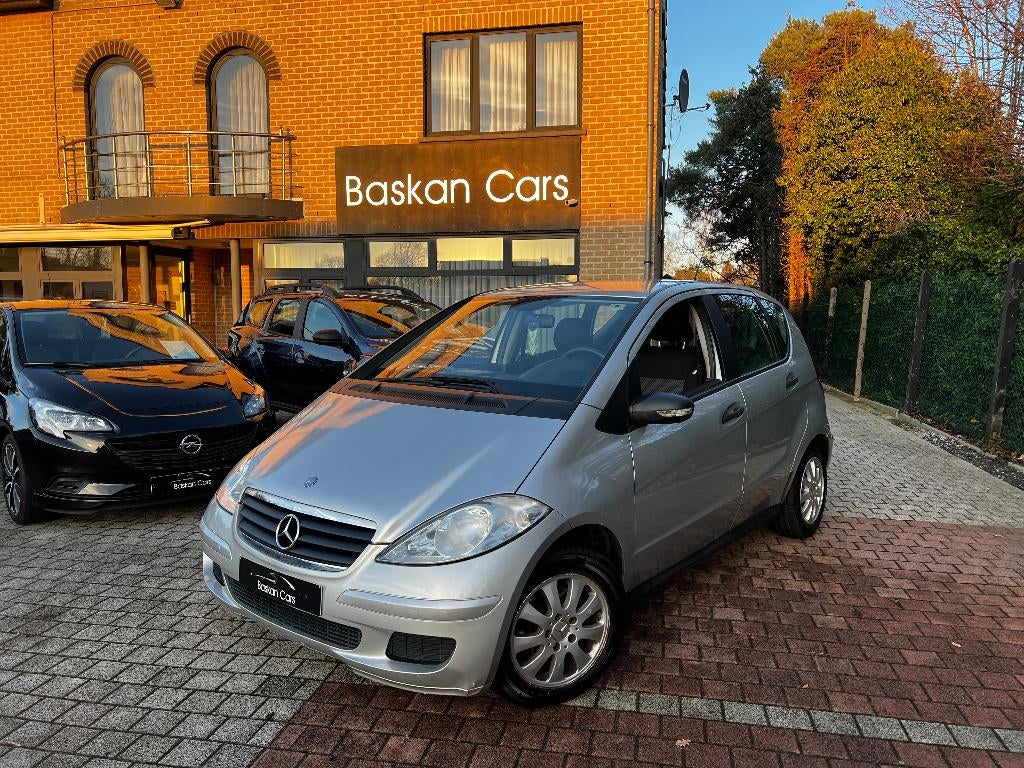 MERCEDES A150/M2005/147.000KM/AUTOMAAT/GARANTIE, Auto's, Automaat, Stof, Mistlampen, Zwart