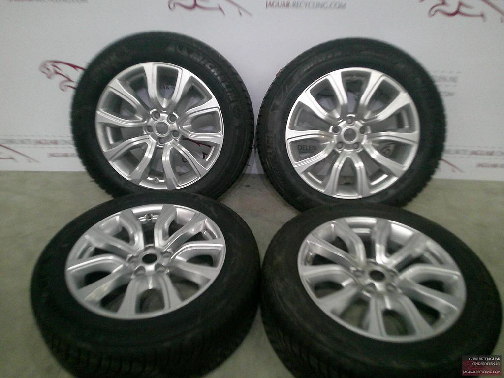 18″ Velgen set 5 dubbelspaak Range Rover Evoque met Michelin, Auto-onderdelen, Banden en Velgen, 18 inch, Gebruikt, -, -