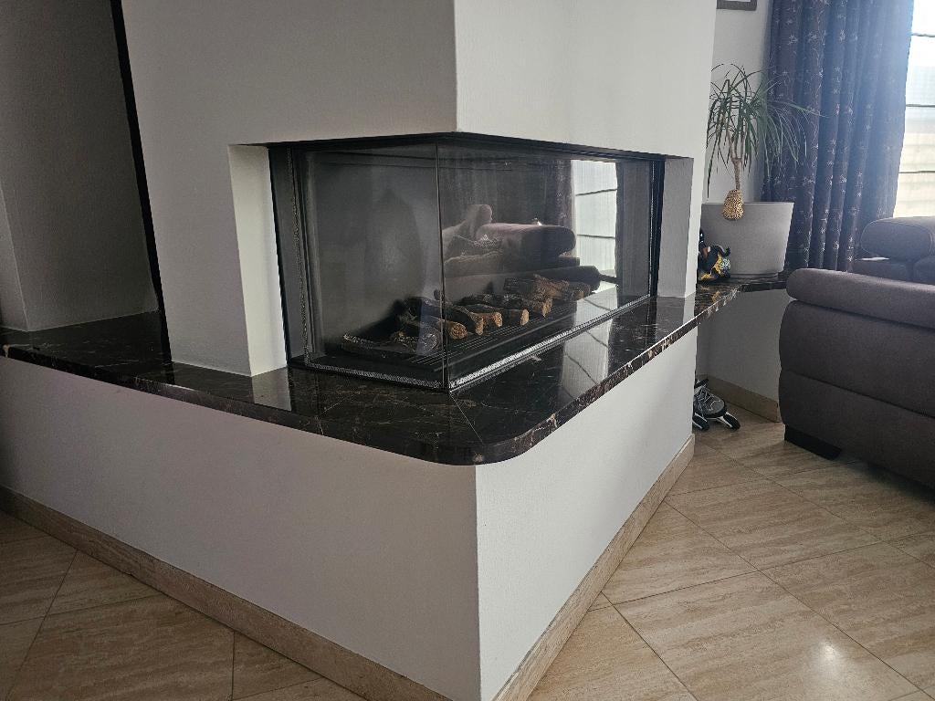 Openhaard inbouw, Huis en Inrichting, Haarden, Ophalen, Gebruikt, Inbouwhaard, Gashaard