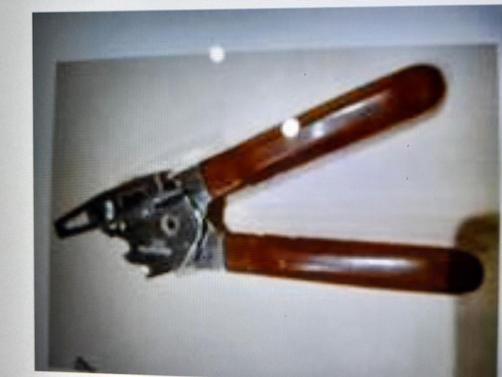 Ouvre-boite Brabantia  brun en inox, Enlèvement ou Envoi, Comme neuf