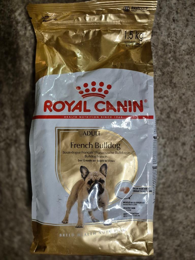 Royal Canin French Bulldog adult 1,5 kg Geel Bruxelles Putte, Enlèvement ou Envoi