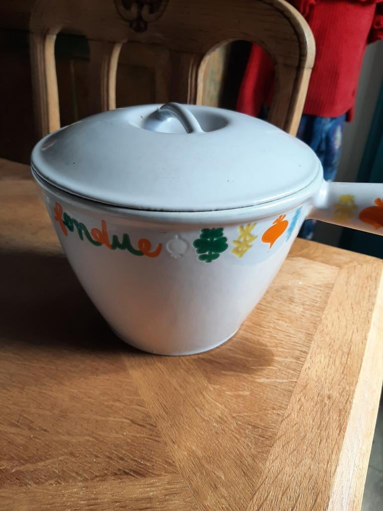 Caquelon pour fondue fonte émaillée le creuset, Enlèvement