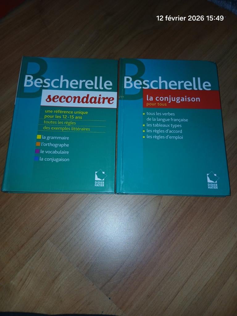 Livres scolaires Bescherelle secondaire et la conjugaison, Boeken, Ophalen, ASO
