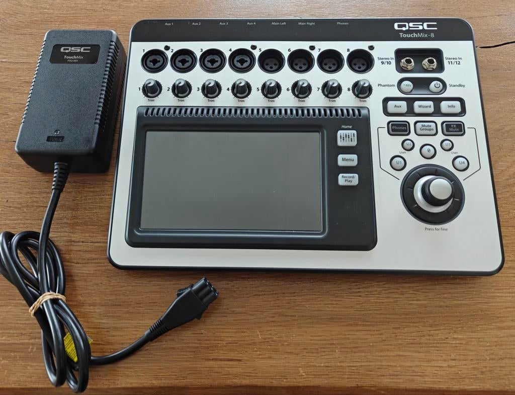 Digitale mengtafel Qsc Touchmix-8, Muziek en Instrumenten, Effecten, Zo goed als nieuw, Chorus, Reverb, Ophalen