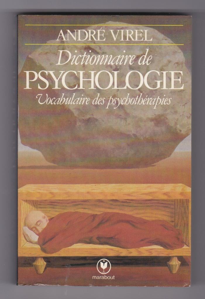 André Virel - Dictionnaire de psychologie, Livres, Psychologie, Comme neuf, Autres sujets/thèmes, Enlèvement ou Envoi