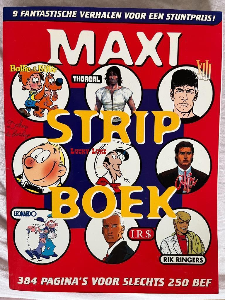 Maxi Stripboek bestaande uit 9 strips, Eén stripboek, Ophalen, Zo goed als nieuw