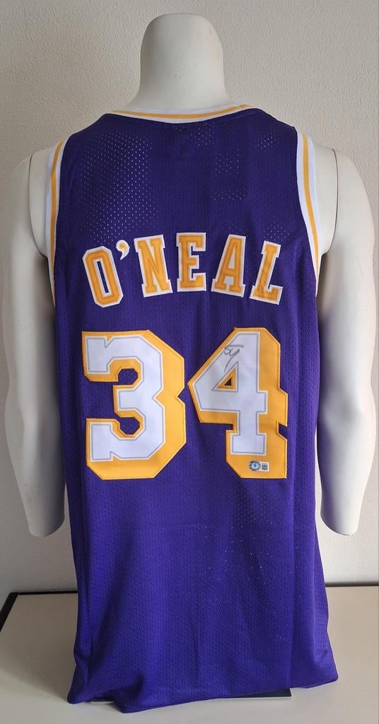 Shaquille O'Neal a signé le maillot de basket Beckett des La, Enlèvement ou Envoi, Neuf, Maillot