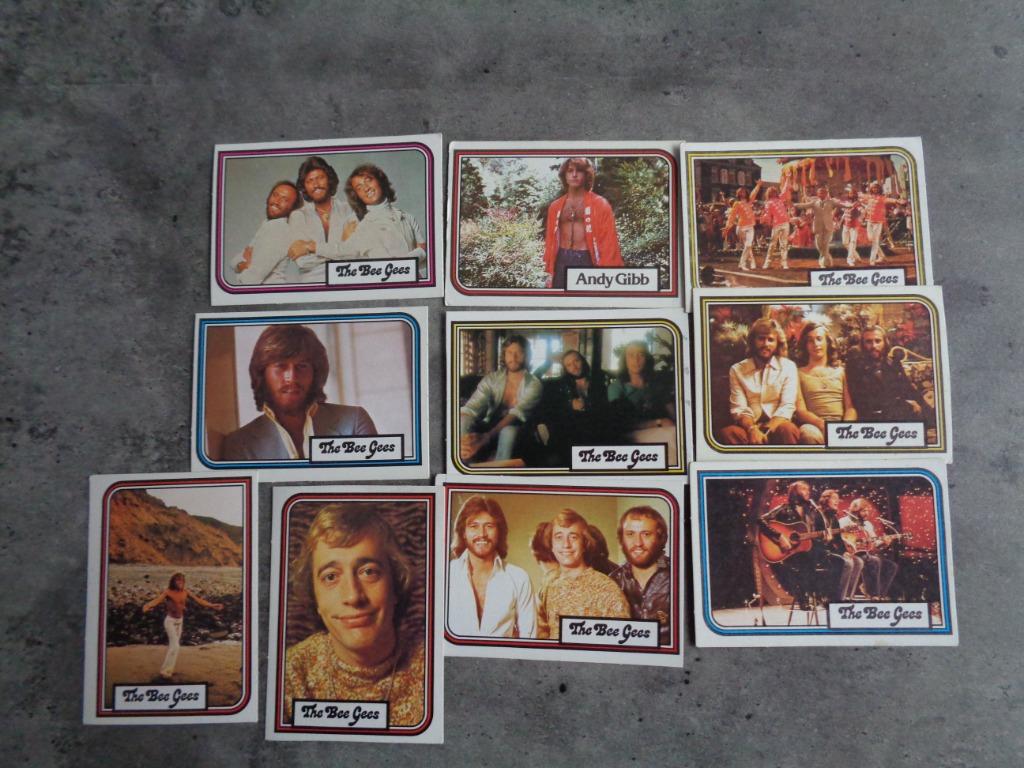 CARTES MONTY GUM BEE GHOST ANDY GIBB 10X ANNO 1978, Envoi
