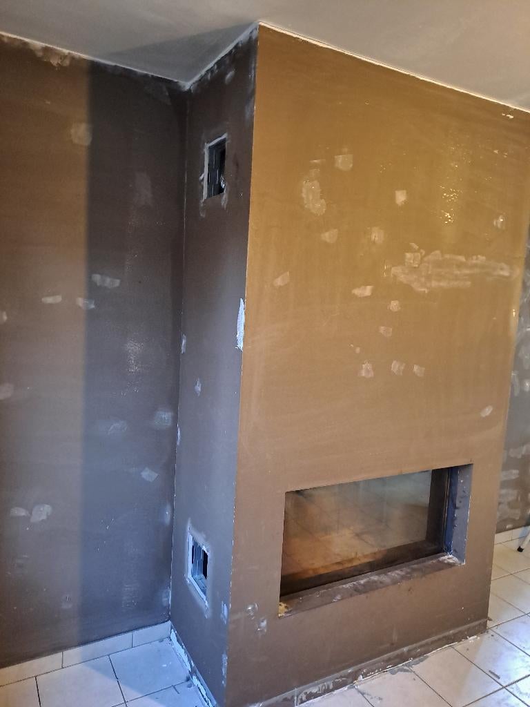 Kalfire W105/47F houthaard – compleet & werkend - verbouwing, Huis en Inrichting, Ophalen, Zo goed als nieuw, Inbouwhaard, Houthaard