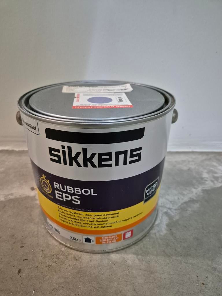 Sikkens Rubbol EPS Plus – 2,5L Bleu lavande, Bricolage & Construction, Peinture, Vernis & Laque, Enlèvement ou Envoi, Neuf, Bleu