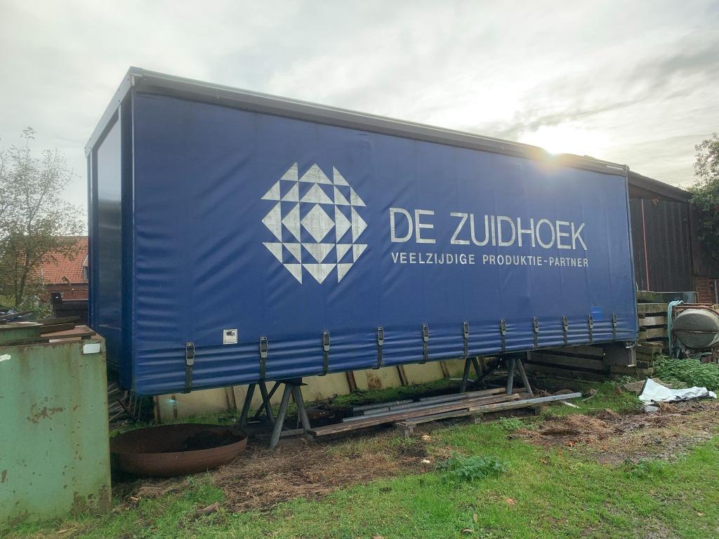 Container/Laadbak met zeil en klep te koop., Zakelijke goederen, Landbouw | Werktuigen, Ophalen