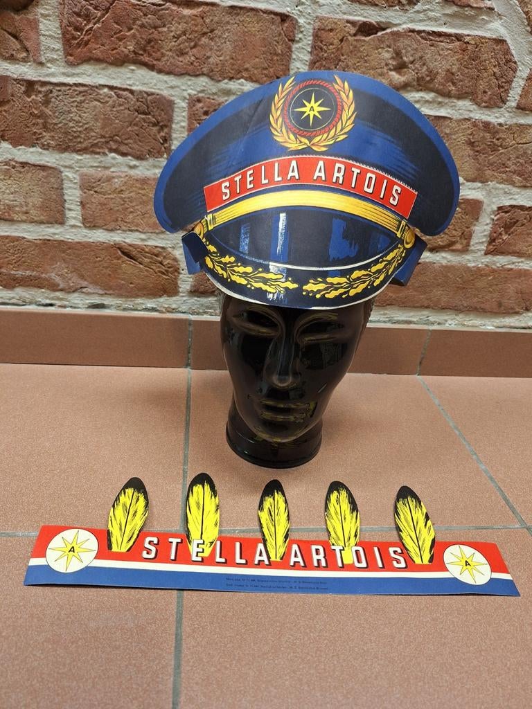 2 couronnes Stella Artois publicitaires rétro pour enfants, Enlèvement ou Envoi, Utilisé, Ustensile