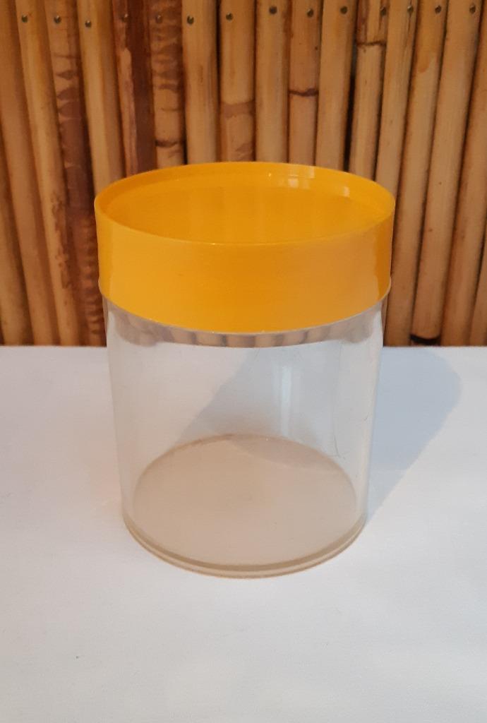 Petit pot à céréales vintage 1980 Made In Germany, jaune, Uni, Enlèvement ou Envoi, Utilisé, Autres matériaux