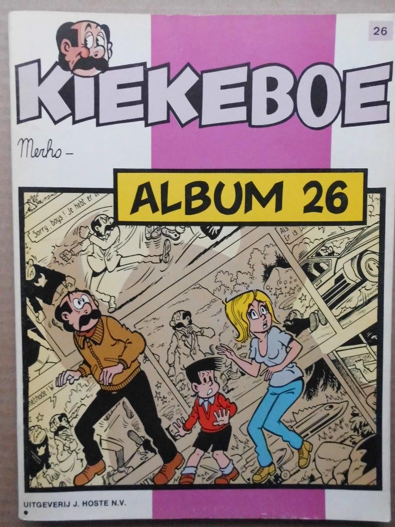 Kiekeboe - Album 26, Enlèvement ou Envoi, Une BD, Merho, Utilisé