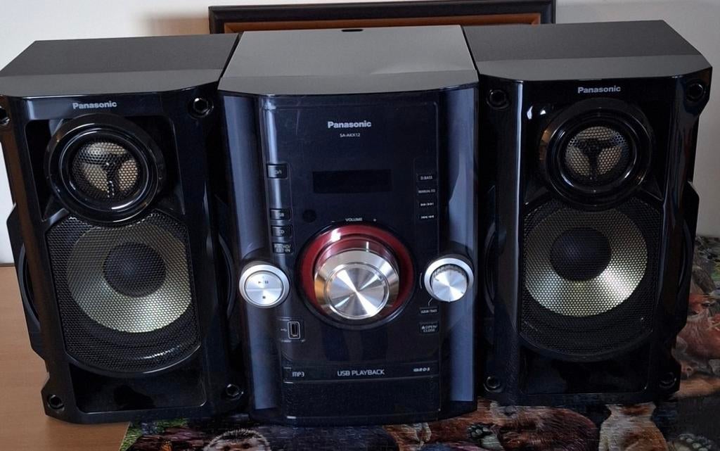 Chaine hifi panasonic ,usb,cd +mp3, Comme neuf