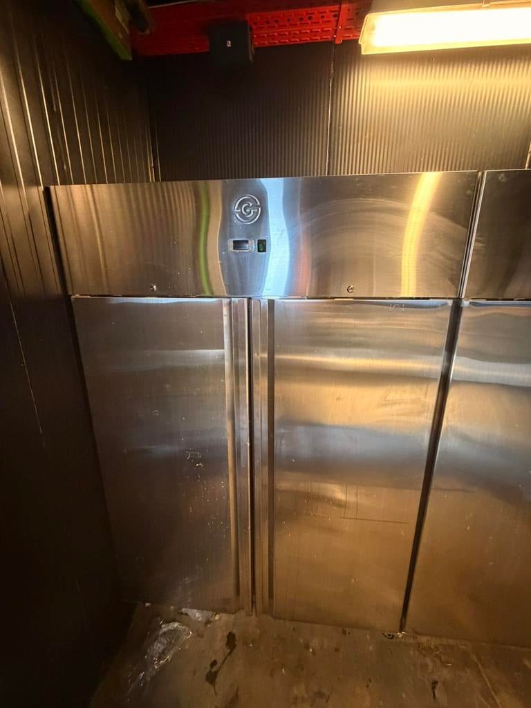 GGM Gastro Dubbele vrieskast – 2 deuren (2 stuks), Ophalen, Gebruikt, Koelen en Vriezen