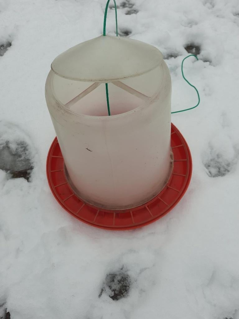 Voedersilo in PVC voor kippen, Ophalen of Verzenden, Zo goed als nieuw, Drinken en Voederen