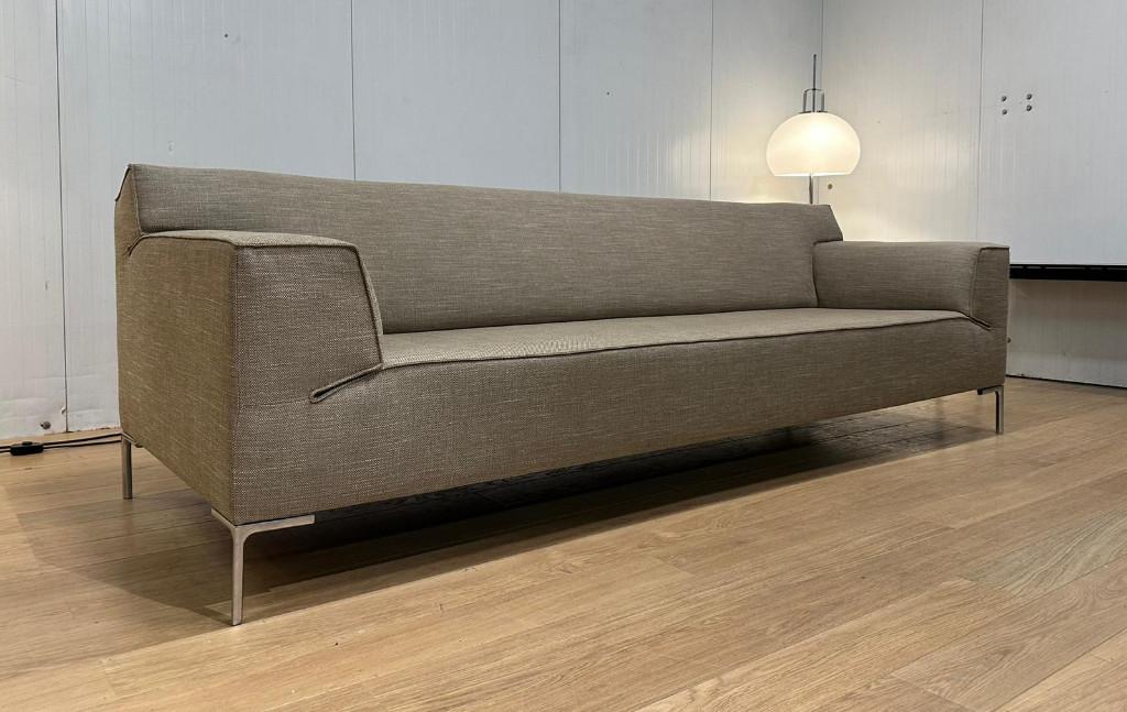 NIEUWSTAAT Design on Stock Bloq 4-Zits Beige + GARANTIE, Huis en Inrichting, 250 tot 300 cm, 75 tot 100 cm, Ophalen of Verzenden