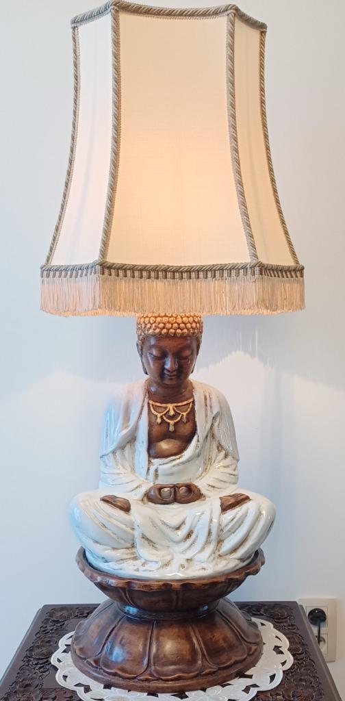 Unieke Boeddha Tafellamp – Decoratief & Spiritueel, Antiek en Kunst, Curiosa en Brocante, Ophalen
