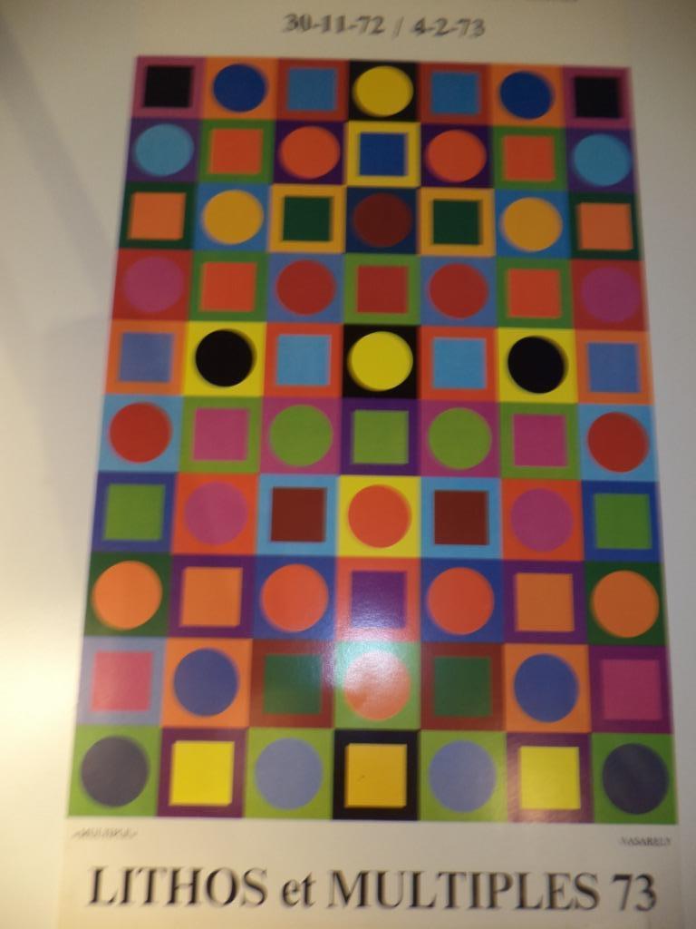 1972/73 VASARELY Galerie Govaerts BXL lithos et Multiples 73, Antiquités & Art, Enlèvement ou Envoi