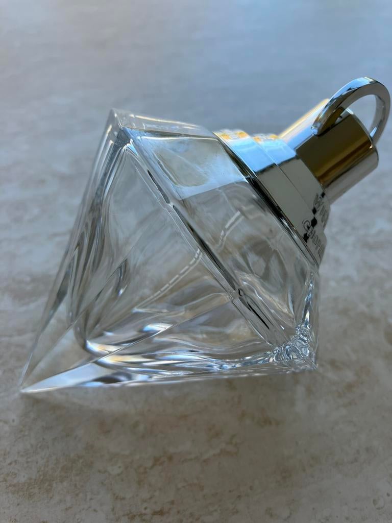 Glaskunst, leeg parfumflesje ‘Wish’ Chopard., Ophalen of Verzenden, Zo goed als nieuw