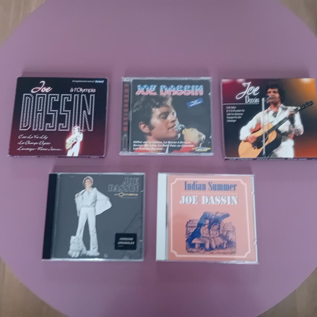 Lot de 5 CD Joe Dassin., Enlèvement ou Envoi, Avant 1985, Comme neuf