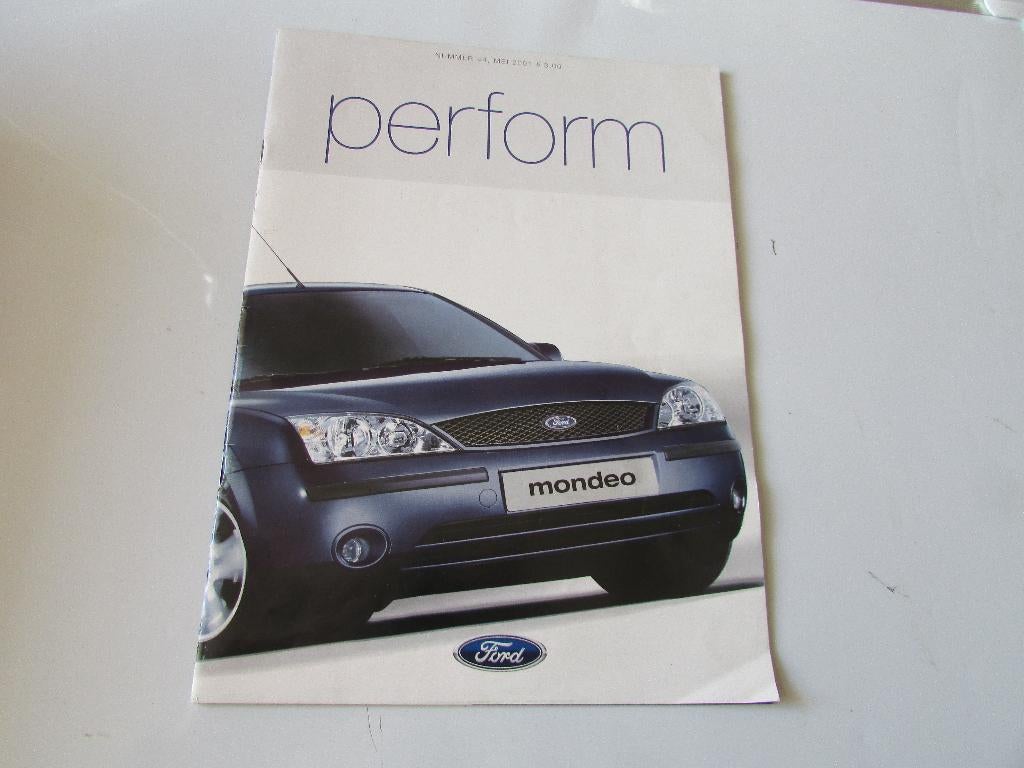 FORD MONDEO, MAGAZINE PERFORM, Livres, Autos | Brochures & Magazines, Ford, Enlèvement ou Envoi, Diverse auteurs, Utilisé