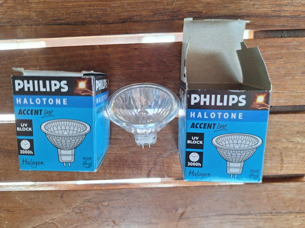 2 x lamp Philips Halotone GU5.3 LED spot (35W)., Huis en Inrichting, Lampen | Losse lampen, Nieuw, Halogeen (gloei)lamp, 30 tot 60 watt