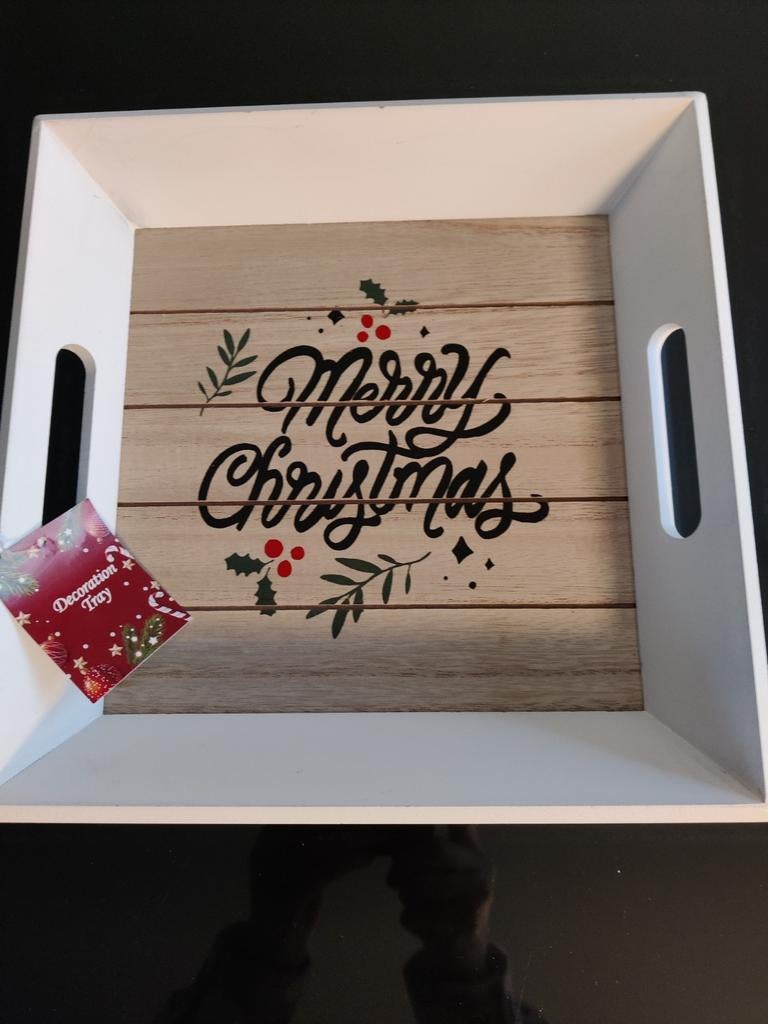 Dienblad Kerst, Diversen, Kerst, Ophalen of Verzenden, Nieuw