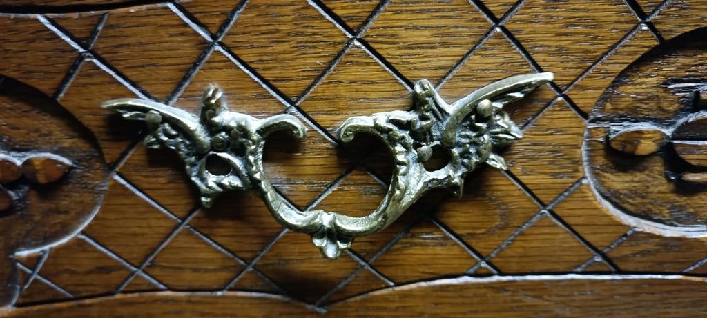 Commode en chêne 80 x 50 x 80 voir photos, Antiquités & Art, Enlèvement