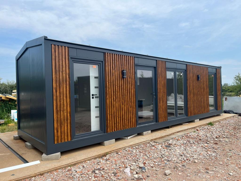 Wooncontainer 10x3m / stacaravan / Mobile home / Tiny House, Immo, Maisons à vendre