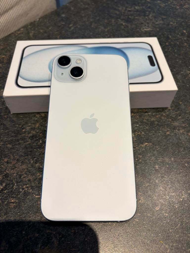 Apple iPhone 15 Plus, Télécoms, Téléphonie mobile | Apple iPhone, Comme neuf, 256 GB, Sans abonnement, iPhone 15 Plus, Bleu, Enlèvement ou Envoi