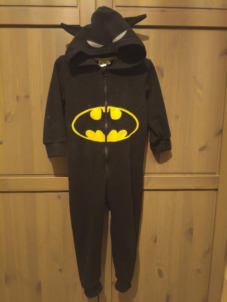 Verkleedpak Batman onesie 4-5 jaar, Ophalen, Gebruikt, 104 of kleiner, Jongen of Meisje