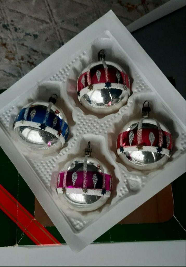 Set oude kerstballen, Ophalen, Gebruikt