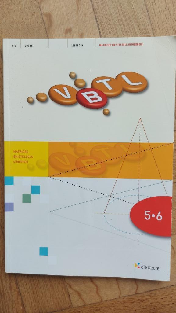 VBTL Matrices en stelsels, Boeken, Die Keure, ASO, Wiskunde A, Nieuw