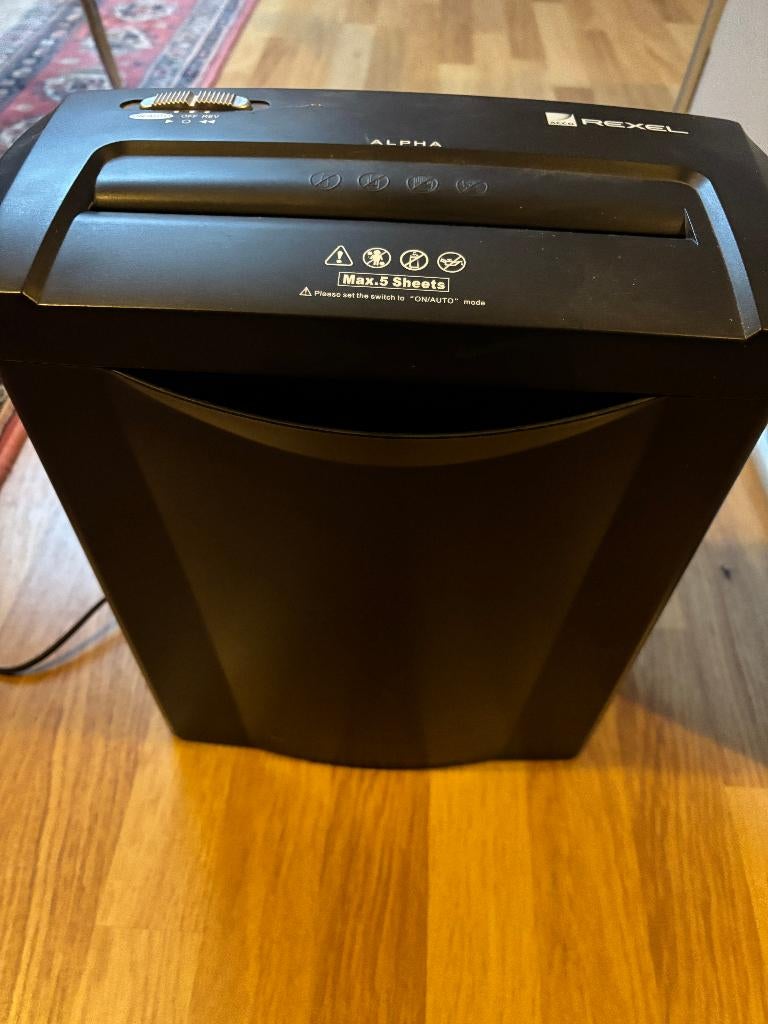 papierversnipperaar Rexel Alpha, Enlèvement, Comme neuf