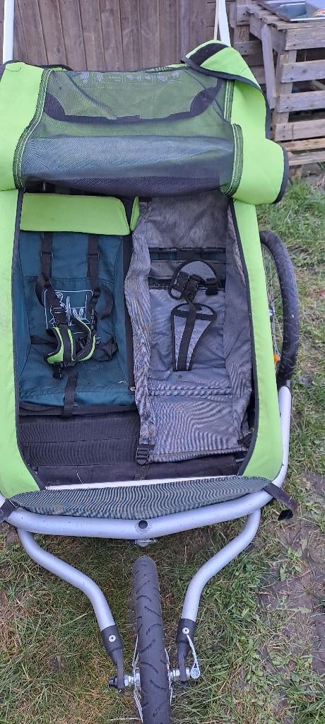 Croozer kid for 2 fietskar met baby hangmat, Fietsen en Brommers, Ophalen, Gebruikt, Opvouwbaar, Croozer