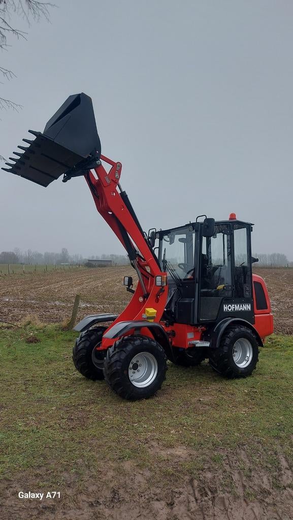 NIEUWE kniklader Hofmann 3cil yanmar CABINE!!  TOPKWALITEIT!, Ophalen of Verzenden