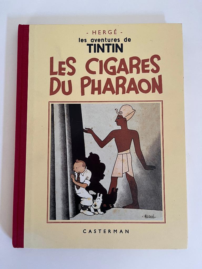 Tintin - Les Cigares du Pharaon - fac-similé - 1993, Envoi, Hergé