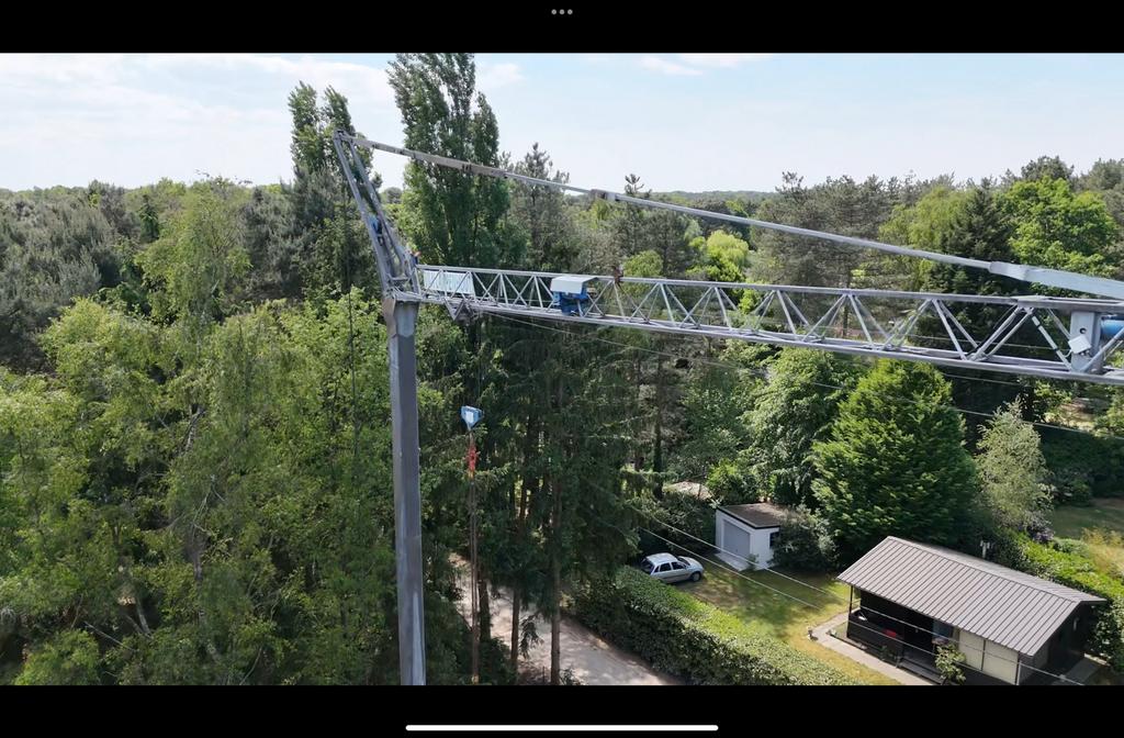 Bouwkraan Vicario  Te koop/ Te Huur, Ophalen, Gebruikt, Italie vicario borgomanero, IJzer